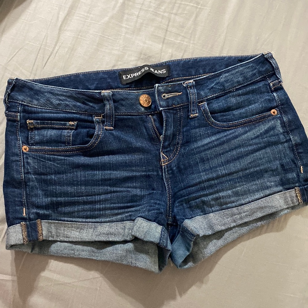 Express blue Jean shorts
